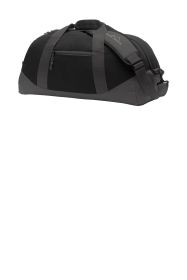 Eddie Bauer® Medium Ripstop Duffel. EB900 (Color: Black/ Grey Steel, size: OSFA)