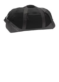 Eddie Bauer® Large Ripstop Duffel. EB901 (Color: Black/ Grey Steel, size: OSFA)
