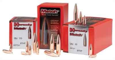 Hornady Bullets 6.5Mm .264 (Option: 140Gr Bthp Match 100Ct 15Bx/Cs)