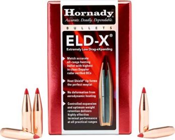 Hornady Bullets 270 Cal .277 (Option: 145Gr. Eld-X 100Ct 15Bx/Cs)