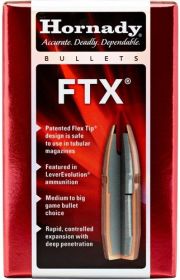 Hornady Bullets 30 Cal .308 (Option: 135Gr Ftx 100Ct 15Bx/Cs)