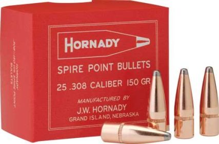 Hornady Bullets 30 Cal .308 (Option: 150Gr Jsp 75Th Anniversary)