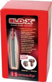 Hornady Bullets 30 Cal .308 (Option: 200Gr. Eld-X 100Ct 15Bx/Cs)