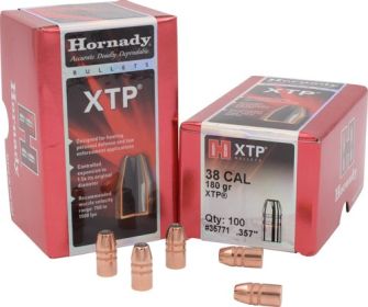 Hornady Bullets 38 Cal .357 (Option: 180Gr Xtp 100Ct 15Bx/Cs)