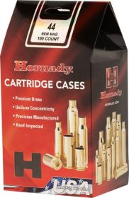 Hornady Unprimed Cases (Option: .44 Rem Mag 100Pk 5Bx/Cs)