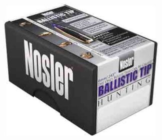 Nosler Bullets 6Mm .243 (Option: 55Gr Ballistic Tip 100Ct)