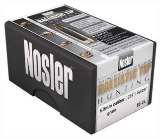Nosler Bullets 6.5Mm .264 (Option: 100Gr Ballistic Tip 50Ct)
