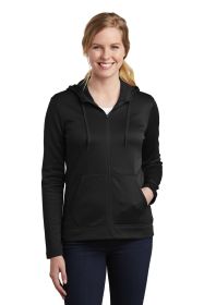 Nike Ladies Therma-FIT Full-Zip Fleece Hoodie. NKAH6264 (Color: Black, size: S)