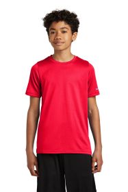 Nike Youth Swoosh Sleeve rLegend Tee NKDX8787 (Color: University Red, size: XS)