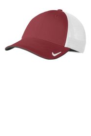 Nike Stretch-to-Fit Mesh Back Cap NKFB6448 (Color: Team Red/ White, size: S/M)