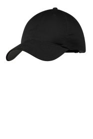 Nike Unstructured Cotton/Poly Twill Cap NKFB6449 (Color: Black, size: M/L)
