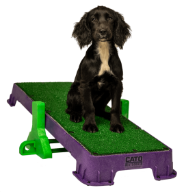 Cato Plank XL Platform w/ Tilt Stand (Surface Material: Turf, Color: Purple)
