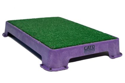 Cato Board Dog Training Platform (Surface Material: Turf, Color: Purple)