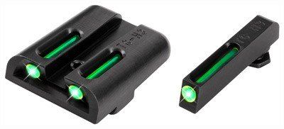Truglo Sight Set For Glock (Option: 9Mm/.40 Tritium/Fiber Optic Gr)