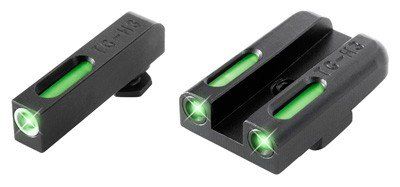 Truglo Sight Set For Glock (Option: 42/43 Fx Tritium/Fiber Opt Grn)