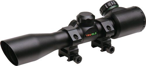 Truglo Crossbow Scope 4X32 (Option: Black With Rings Illmntd Retcl)
