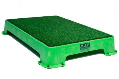 Cato Board Dog Training Platform (Surface Material: Turf, Color: Bright Green)
