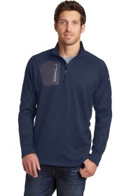 Eddie Bauer® 1/2-Zip Performance Fleece. EB234 (Color: River Blue Navy, size: S)