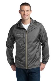 Eddie Bauer® - Packable Wind Jacket. EB500 (Color: Grey Steel, size: S)