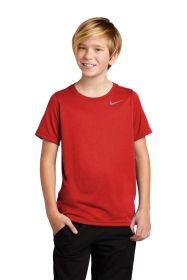 Nike Youth Legend Tee 840178 (Color: University Red, size: S)
