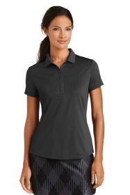 Nike Ladies Dri-FIT Players Modern Fit  Polo. 811807 (Color: Black, size: M)