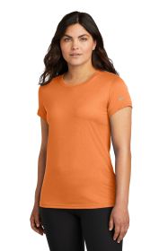 Nike Ladies Swoosh Sleeve rLegend Tee NKDX8734 (Color: Desert Orange, size: M)