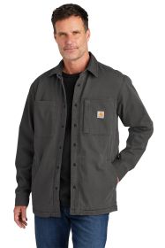 Carhartt® Rugged Flex® Fleece-Lined Shirt Jac CT105532 (Color: Shadow Grey, size: M)