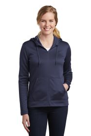 Nike Ladies Therma-FIT Full-Zip Fleece Hoodie. NKAH6264 (Color: Midnight Navy, size: M)