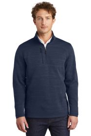 Eddie Bauer ® Sweater Fleece 1/4-Zip. EB254 (Color: River Blue Navy Heather, size: S)