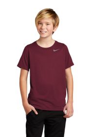 Nike Youth Legend Tee 840178 (Color: Deep Maroon, size: XL)