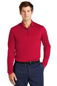 Nike Dri-FIT Micro Pique 2.0 Long Sleeve Polo NKDC2104 (Color: University Red, size: 2XL)
