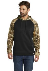 Russell Outdoors™ Realtree® Performance Colorblock Pullover Hoodie RU451 (Color: Black/ Realtree Edge, size: 4XL)