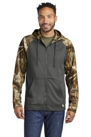 Russell Outdoors™ Realtree® Performance Colorblock Full-Zip Hoodie RU452 (Color: Magnet/ Realtree Edge, size: 4XL)