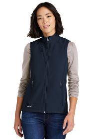 Eddie Bauer® Ladies Stretch Soft Shell Vest EB547 (Color: River Blue Navy, size: 4XL)