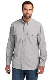Carhartt Force® Solid Long Sleeve Shirt CT105291 (Color: Steel, size: 2XL)