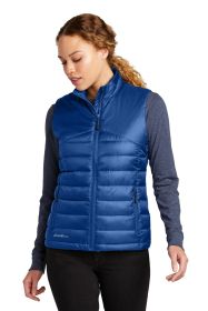Eddie Bauer® Ladies Quilted Vest EB513 (Color: Cobalt Blue, size: 2XL)
