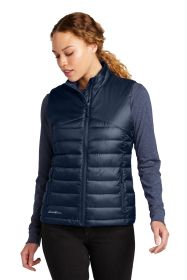 Eddie Bauer® Ladies Quilted Vest EB513 (Color: River Blue Navy, size: 2XL)