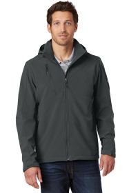 Eddie Bauer® Hooded Soft Shell Parka. EB536 (Color: Grey Steel, size: L)