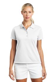 Nike Ladies Tech Basic Dri-FIT Polo.  203697 (Color: White, size: L)