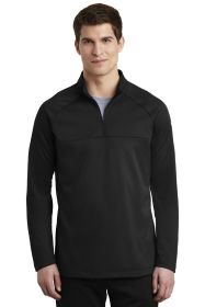 Nike Therma-FIT 1/2-Zip Fleece. NKAH6254 (Color: Black/ Black, size: L)