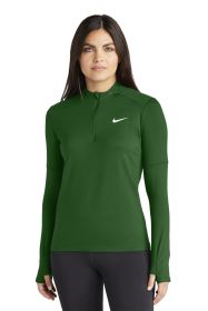Nike Ladies Dri-FIT Element 1/2-Zip Top NKDH4951 (Color: Dark Green, size: XL)