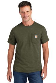 Carhartt Force® Short Sleeve Pocket T-Shirt CT104616 (Color: Basil Heather, size: XL)