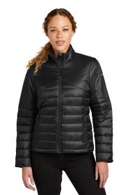 Eddie Bauer® Ladies Quilted Jacket EB511 (Color: Deep Black, size: L)