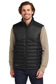 Eddie Bauer® Quilted Vest EB512 (Color: Deep Black, size: L)
