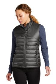 Eddie Bauer® Ladies Quilted Vest EB513 (Color: Iron Gate, size: L)