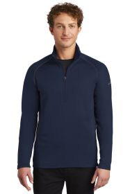 Eddie Bauer® Smooth Fleece 1/2-Zip. EB236 (Color: River Blue Navy, size: M)